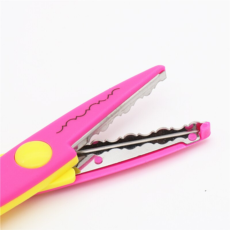Decorative Wave laciness Edge Scissors DIY for Scrapbook Handmade Kids Artwork Card Safe