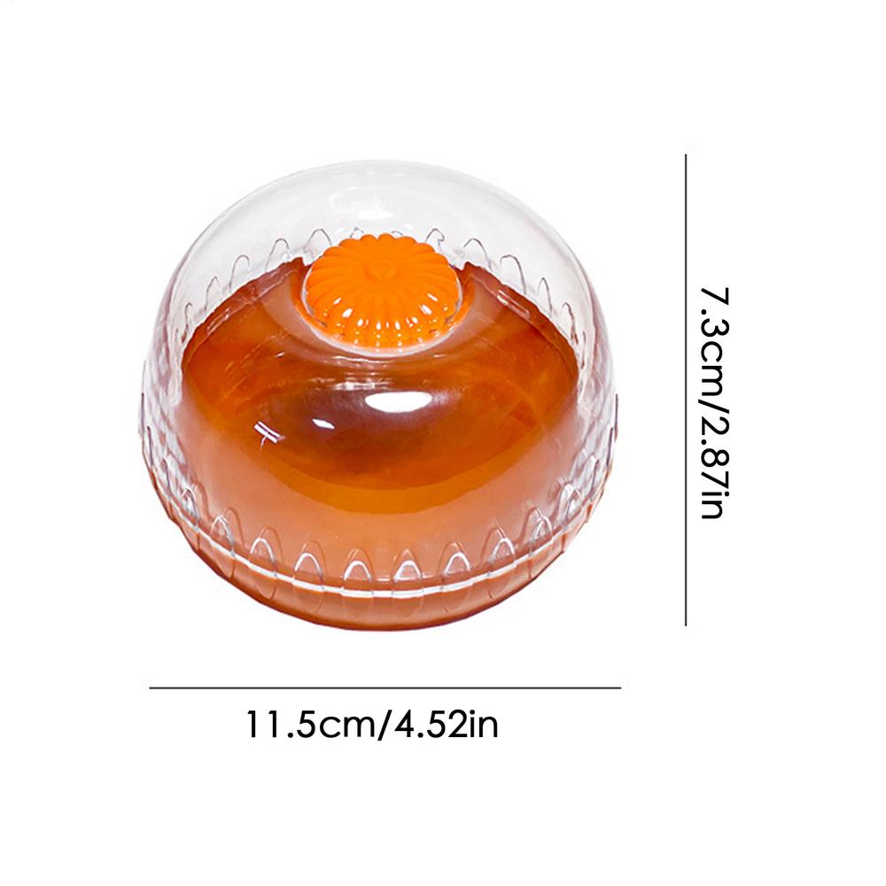 Food Fruit Vegetable Reusable Airtight Fresh Storage Storage Box with Lid for Fruits and Vegetables Easy to Clean Kitchen Gadget: Orange