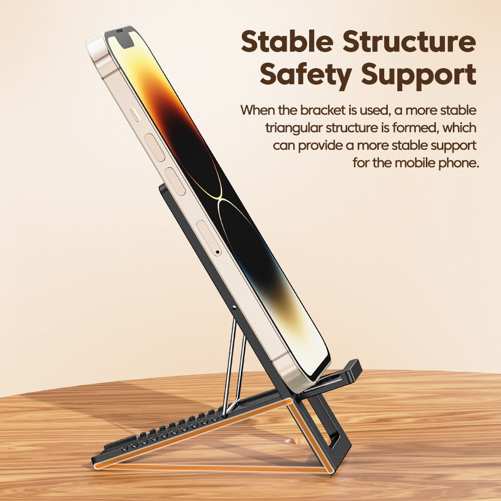 Toocki Mobile Phone Desktop Holder Stand Lazy Bracket Foldable Support Stand Mount MultiFunction Holder For 4-6.7 inch Phone