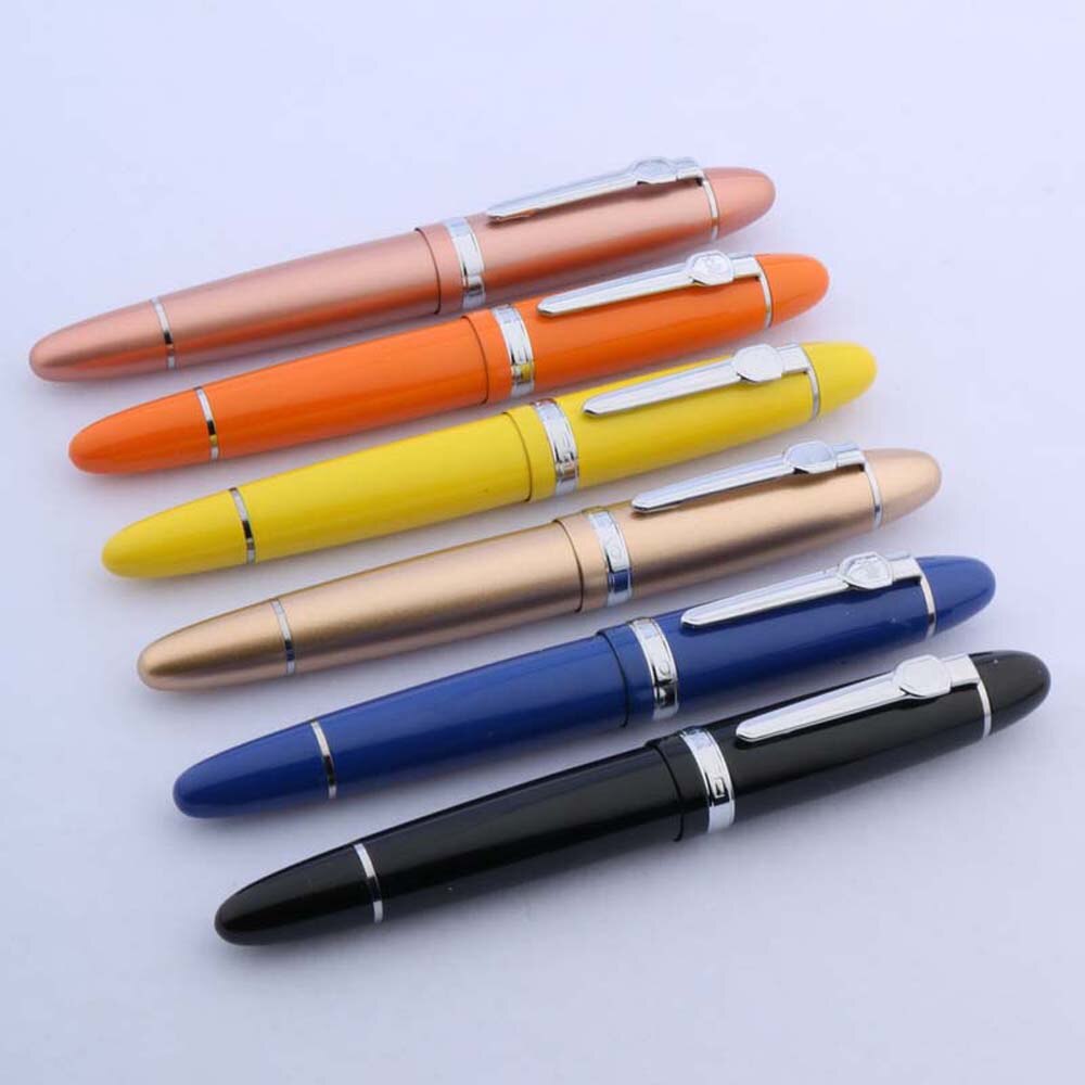 JINHAO 159 classic silver Twist Rollerball Pen calligraphy spinning switzerland ink Business Office school supplies