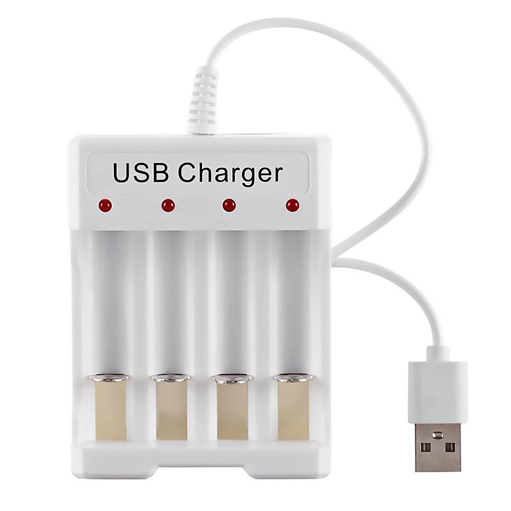 5V 4 Slots Electric Fast Battery Charger Wear Resistance Light Weight Safety AA AAA Rechargeable DC Portable Battery Charger