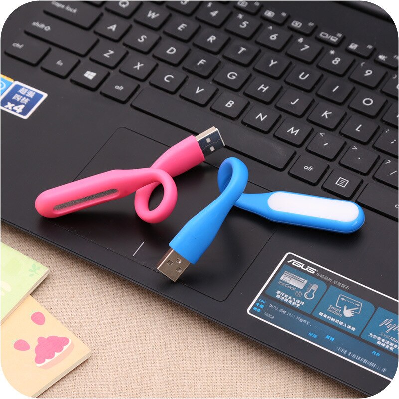 10 Pieces Flexible Back Touch Switch USB L E D Lamp Portable Night Lights For USB Hubsi Power Bank Computer Notebook