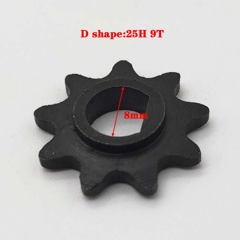Elektro Rolle 8t 9t 11t 13t 25h 410 420 Kettenrad für 25h Ketten Motor- Ritzel mein1020 bm1109 mein1016z mein1018 Gleichstrom Motor-: dunkel khaki