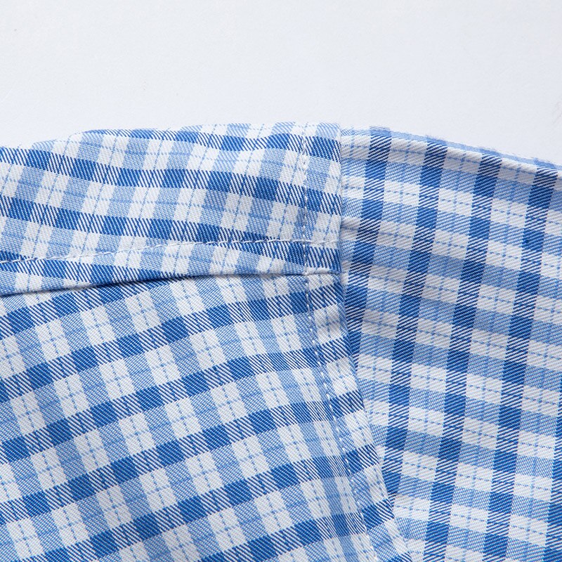 10XL plus size Men's Plaid Cotton Casual Shirts Office Long Sleeve Brand Male Luxury Dress Shirts