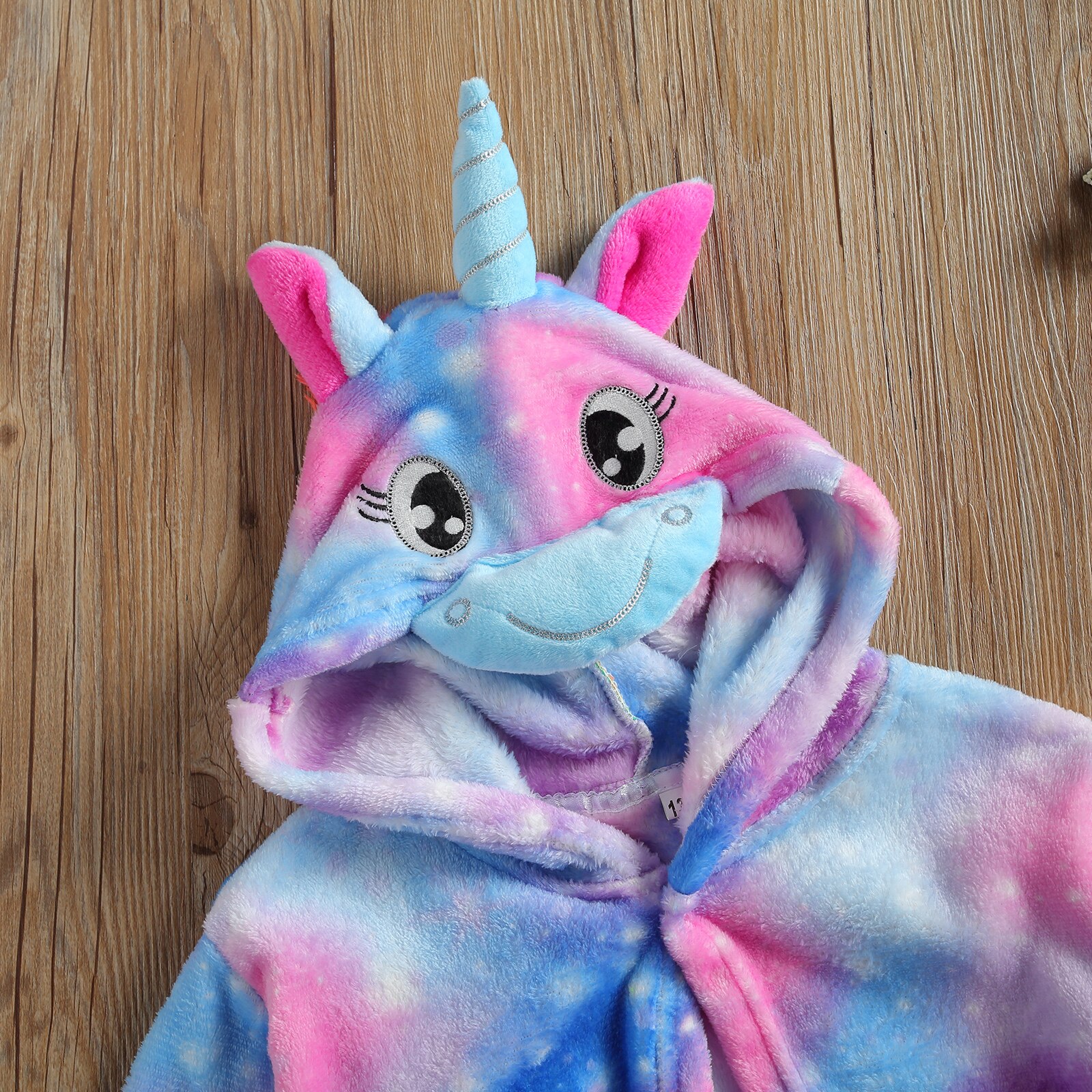 5-9Y Baby Hooded Bathrobe Flannel Robes Winter Spr... – Grandado