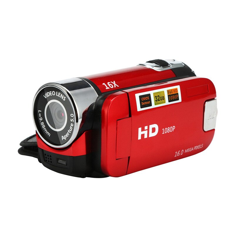 Carprie 1080P Hd Video Camera Camcorder 16x Digitale Zoom Handheld Digitale Camera 'S Ingebouwde Microfoons 90731