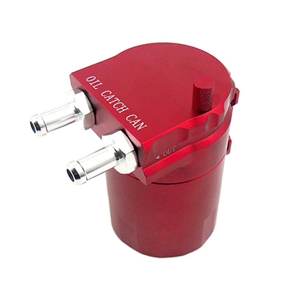Universal 300ml Aluminum Baffled Car Oil Catch Tank Can Reservoir Oil Catch Tank Cans