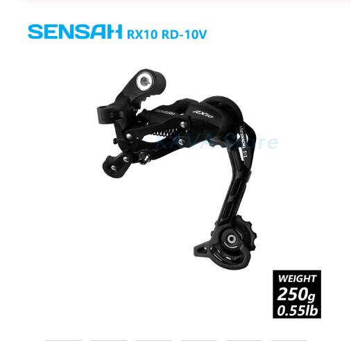 SENSAH-cambio de velocidades de bicicleta MTB RX10, 1x10 CRX, 1x11 XRX, 1x12, gatillo cambiador de velocidad, desviadores traseros 10/11/12s para M6000 M8000 M9100: RX10Rear Derailleur