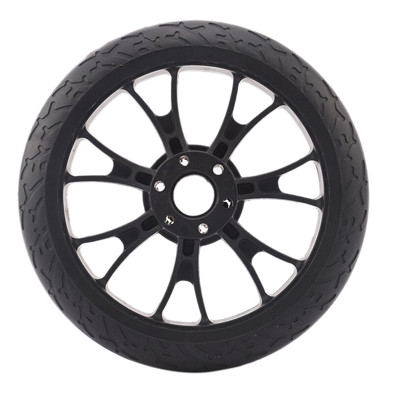 8 pouces roue en polyuréthane de Scooter électrique Scooter électrique landau poussette antidérapant résistant à l'usure pneus pièce de rechange accessoires: Default Title