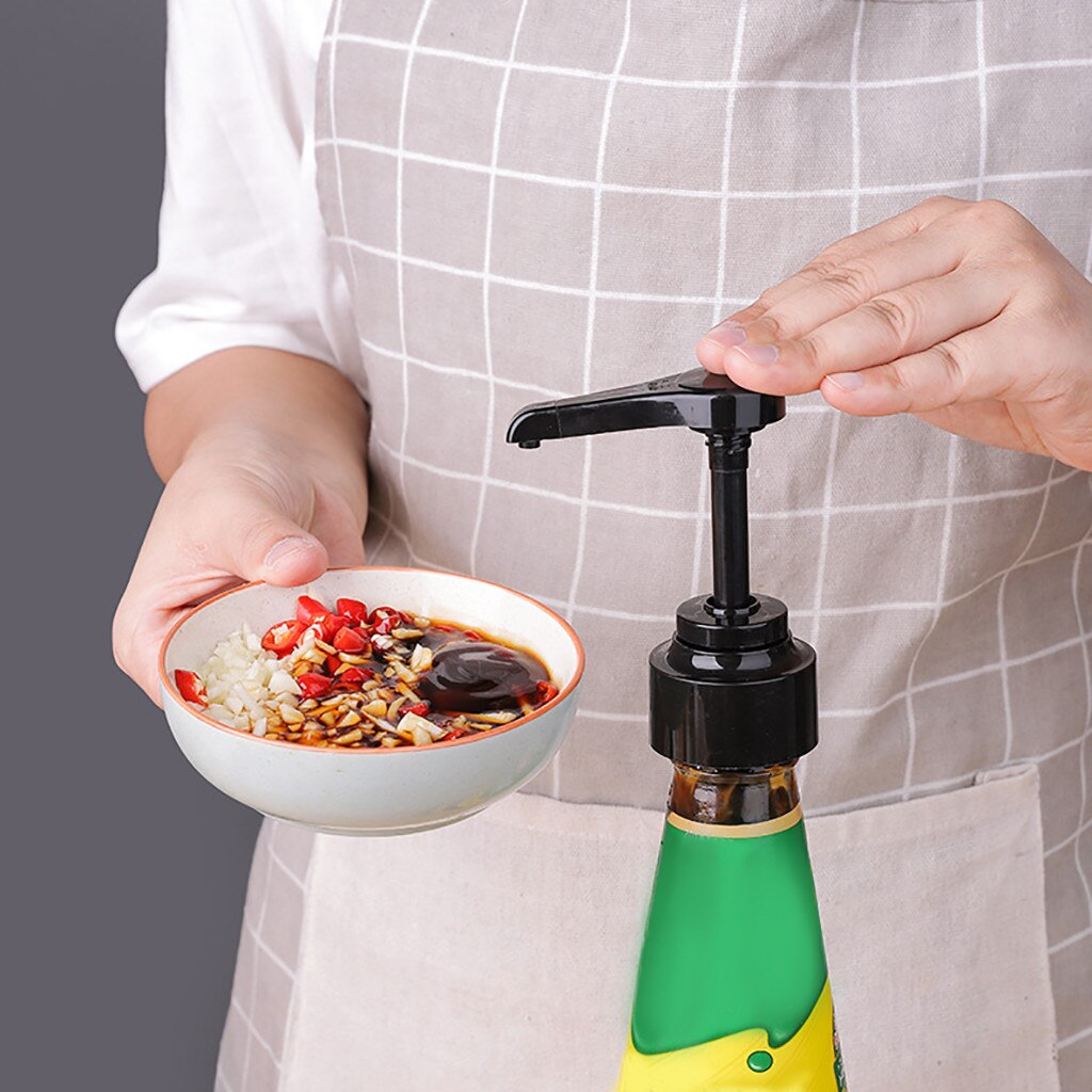 Bottle Nozzle Press Nozzle Operated Pump Head Home Essential Push-type Artifact Kitchen Restaurant Bar Supplies