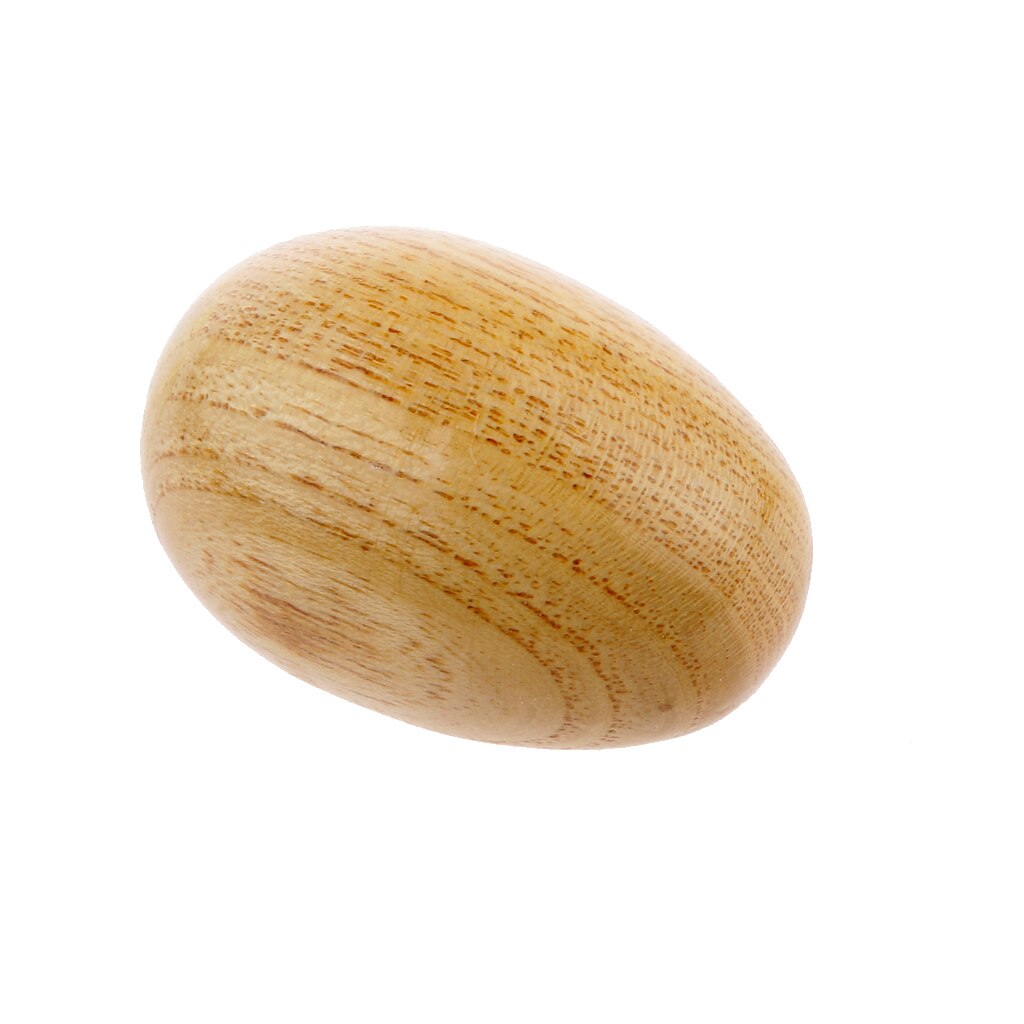 Instrument de musique Maraca rond en bois, avec œuf de sable, Percussions pour bébé