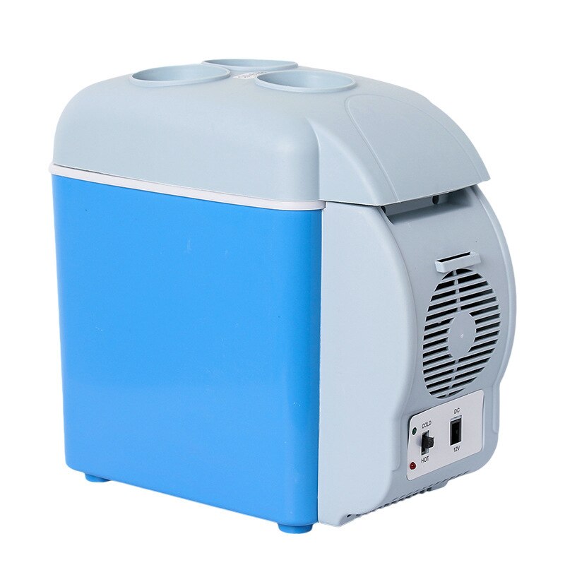 6L/7.5L Car Refrigerator 12V Multi-functional Portable mini Fridge Travel Outdoor RV Camper Cooler minifridge Caravan Freezer: grey blue