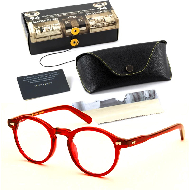 MILTZEN Lemtosh Eyeglasses Frames Women Johnny Depp Optical Glasses Frame Men Luxury Brand Vintage Acetate Computer Goggles