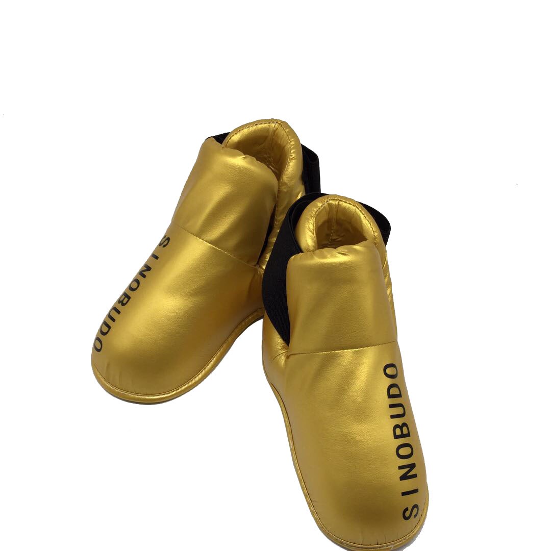 Itf handsker beskytter voksenuddannelse sandpose boksning sanda / karate / muay thai / taekwondo hånd- og fodbeskyttelseshandsker: Fødder