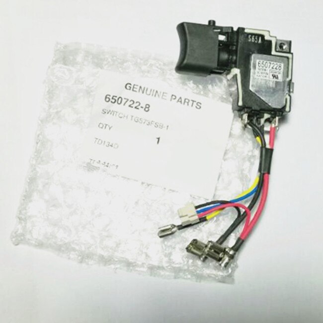 Switch for Makita 6507228 650722-8 6502414 6507032 TD134DX2 DTD134 BTD134 BTD146 DTD146 BTD146Z BTD134Z TD134D Switch