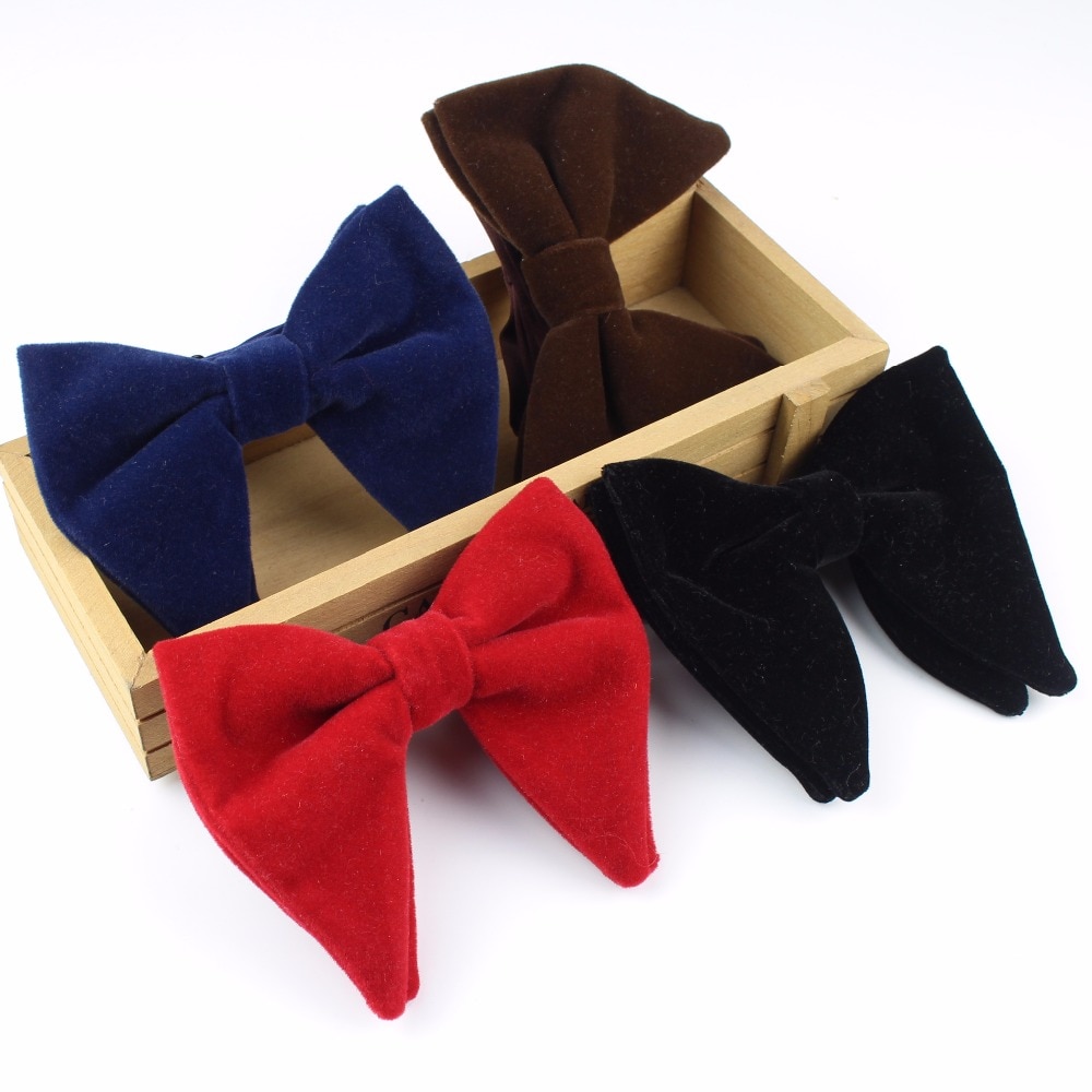 Frauen fest Mikro Wildleder- groß Bowties Bräutigam Leder Herren Plaid Weiche Krawatte Starke Schmetterling Gravata Männlich Hochzeit Bogen Krawatten