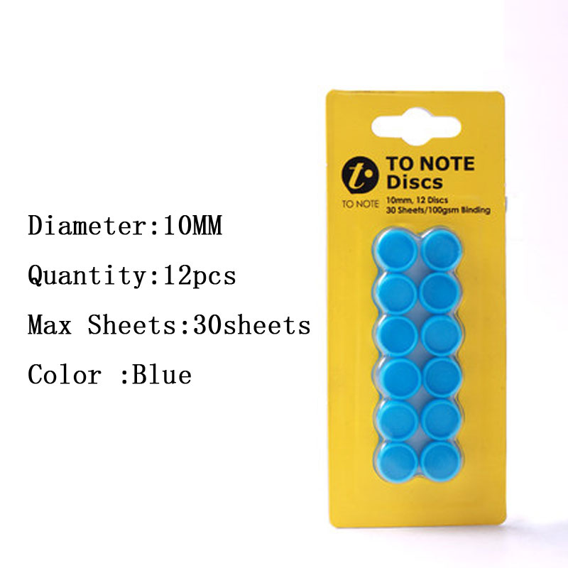 T Mushroom Hole Disc Binding Loose-Leaf Puncher Adjustable 12-Hole Punch Disc Bound Notebook Crafts and Scrapbooking Punchers: 3