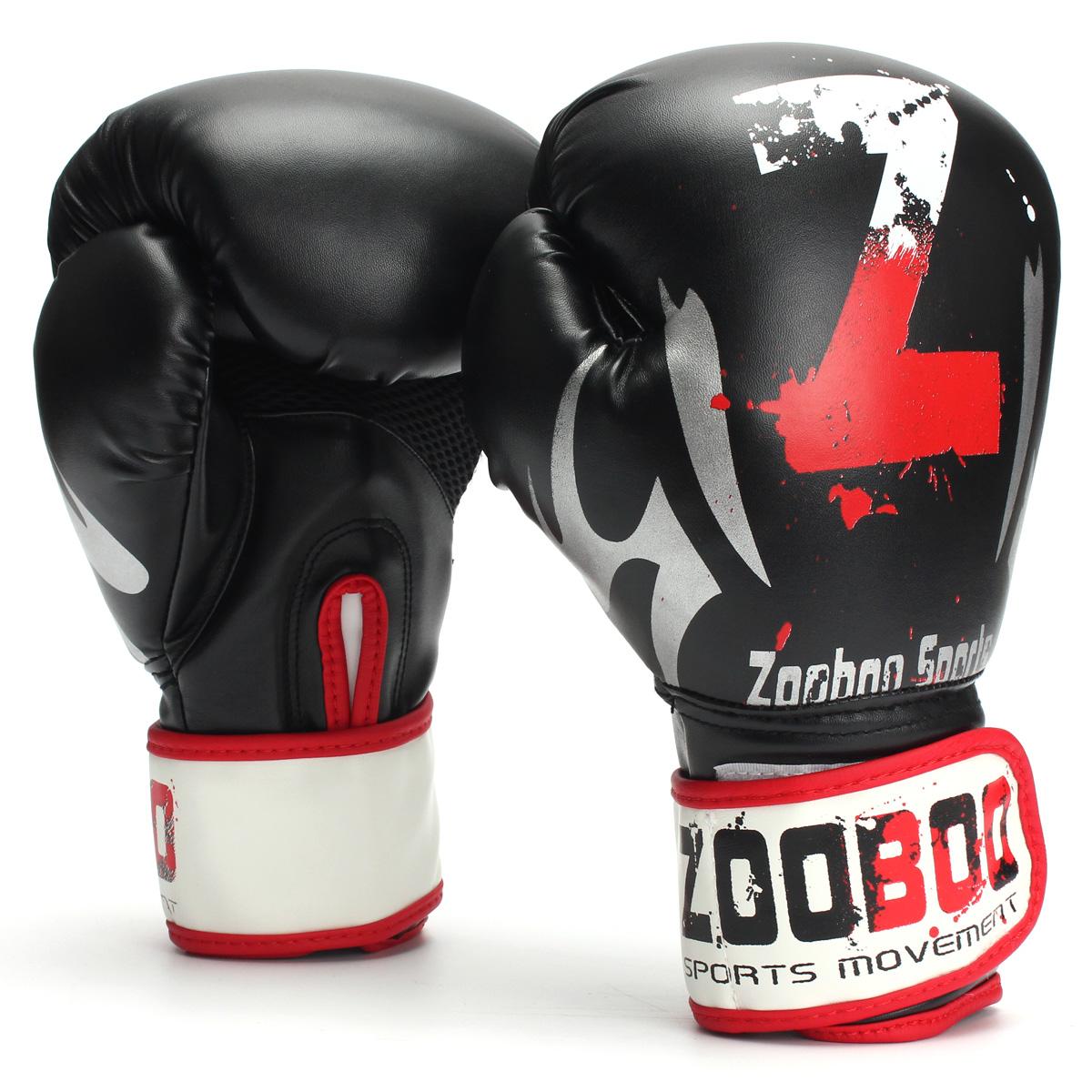 Adult Boxing Gloves PU Leather gloves Fight gloves Sandbag Liner Gloves For Men Women Training Fighting Tool: Black type 2