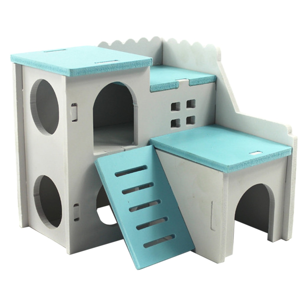 Cama de casa para Animal PEQUEÑO, Hamster, erizo, conejillo de indias, castillo, hábitat, cueva, juguete, nido de Mascota, ardilla, jaula y casa con cama, accesorios