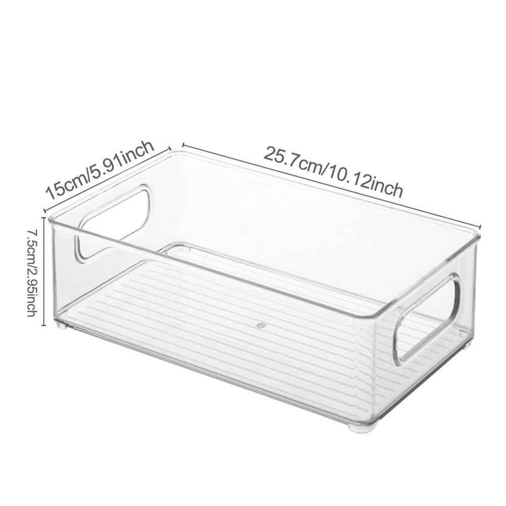 Clear Pantry Organizer Bakken Huishoudelijke Plastic Voedsel Storage Box Voor Keuken Werkbladen Kasten Koelkast Vriezer