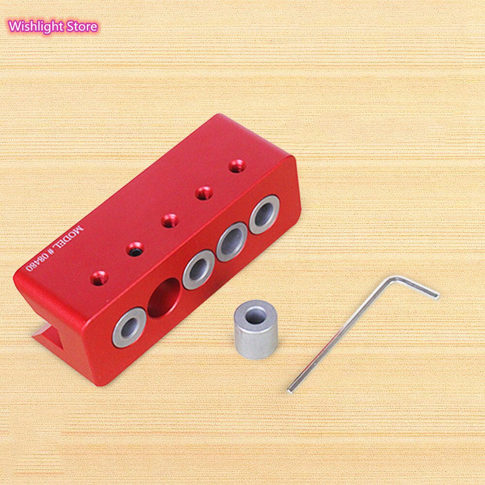 Woodworking Punch Locator Woodworking Drill Guide Tool Wood Processing Woodworking Punching Guiding for Positioning 08480