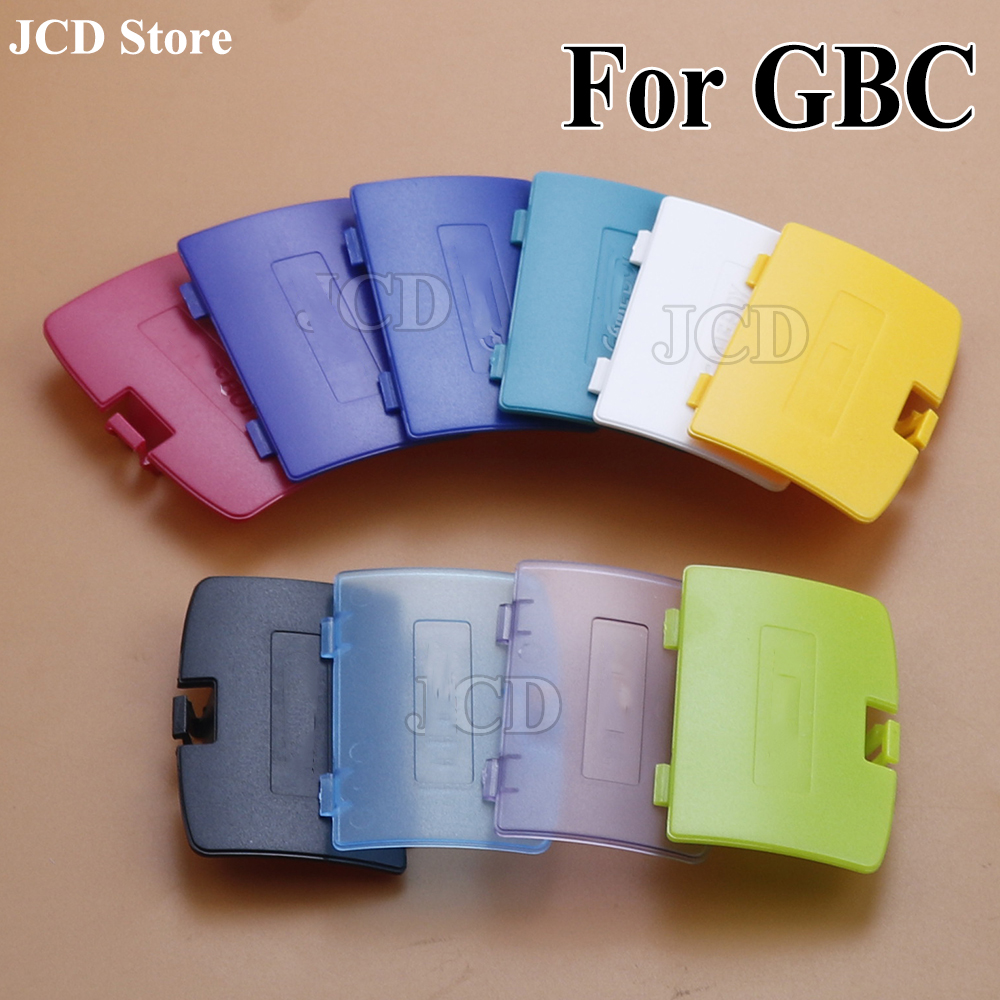 1Piece For GBC Battery Cover Case Shell Lid Door Replacement For Gameboy GBC Color Console Back Door Case Repair