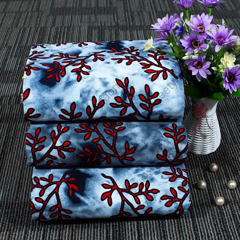 6 Yards Cotton Fabric Africain veritable pagne Wax nederlands tissus african wax print fabric DIY Sewing Material