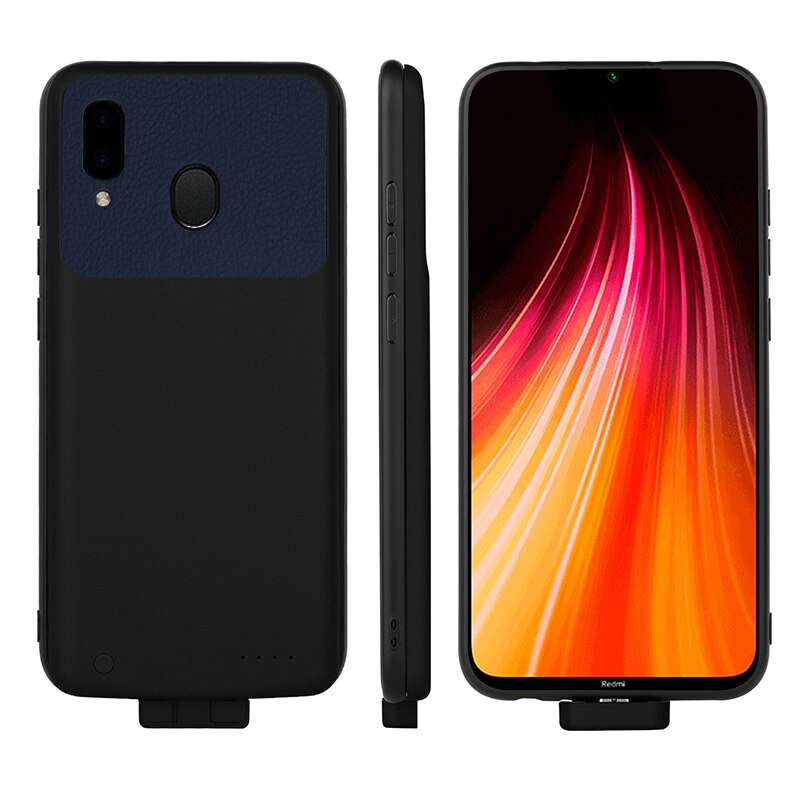 5000 Mah Batterij Lader Case Voor Samsung A20 A30 A50 Case Cover Externe Backup Power Bank Batterij Case Voor Samsung galaxy A50