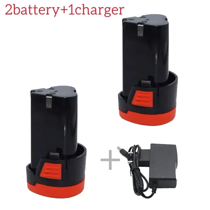 12V, 6800 mAh, Large Capacity Rechargeable Lithium-Ion Battery. F-Type. For Electric Tools, Drill Bits, Screwdrivers: Gold
