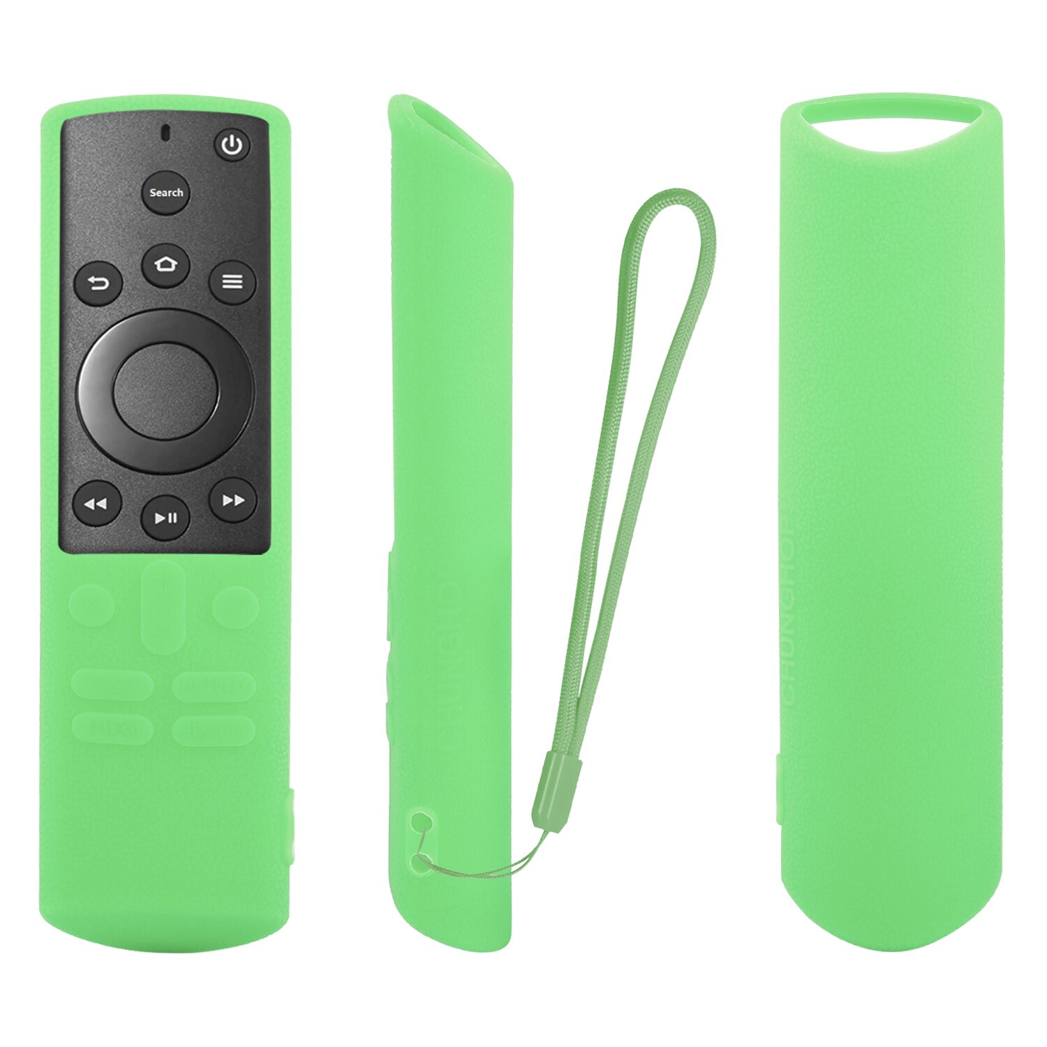 Silicone Case for Insignia/Toshiba 4K Element Smart Fire TV Voice Remote Control Protective Cover Edition CTRC1US19 Controller: Green