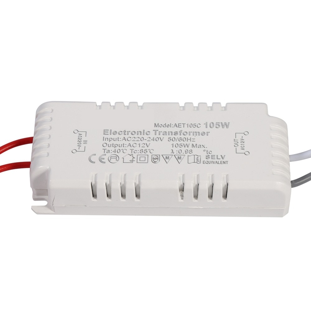 105W 220 V-12 V Halogeen LED Lamp Elektronische Transformator Voeding Driver Transformator Duurzaam