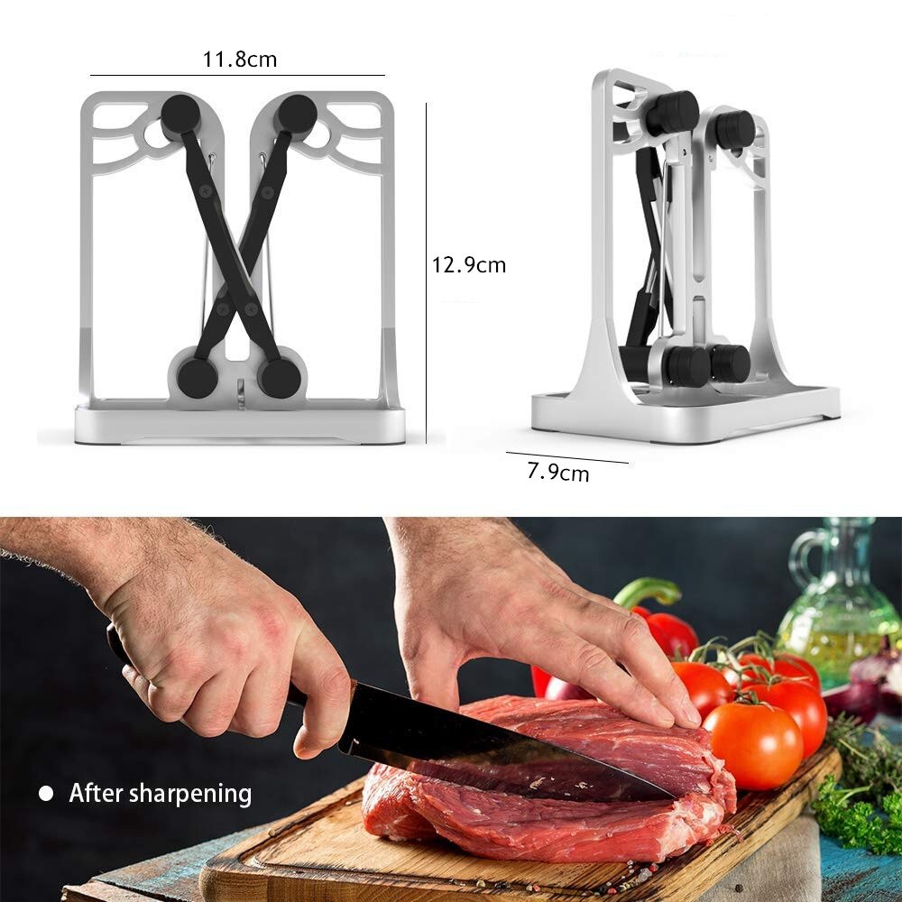 Knife Sharpener Kitchen Knife Sharpener Polishes Serrated Beveled Blades Chef Knives Sharpeners