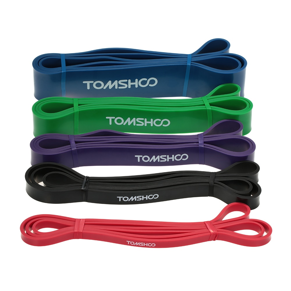 Tomshoo 208Cm Workout Loop Band Pull Up Assist Band Stretch Weerstand Band Powerlifting Bodybuilding Yoga Oefening Fitness Band
