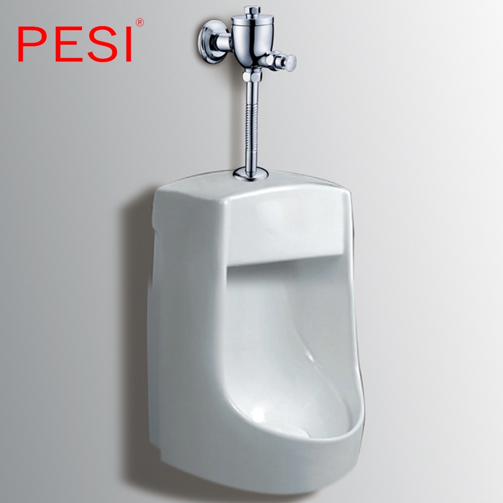 Kobber tid dely trykknap urinal knap skylles, forsinker urinventil toiletventil hotel hånd presser skylleværktøj.
