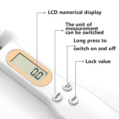 Draagbare Elektronische Lcd Maatlepels Koffie Suiker Gram Schaal Lepel Maatbeker Keuken Schalen Voor Keuken Bakken
