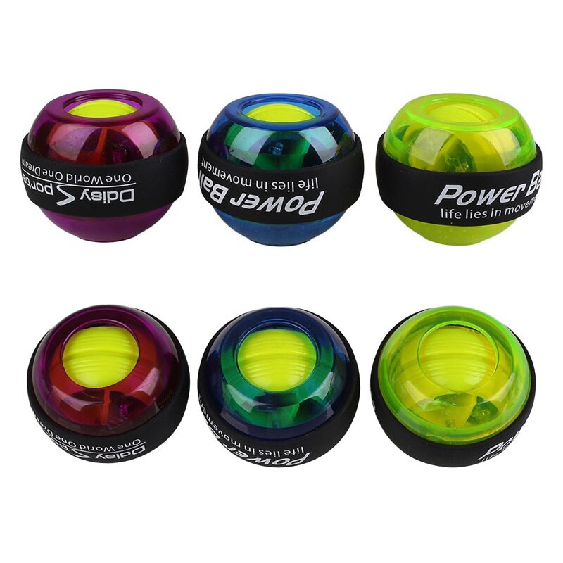 Gyroscope Powerball LED Gyro Power Wrists Ball Arm Exercise Force Strength Training Energyball Home Gym Sports Fitness Equipment