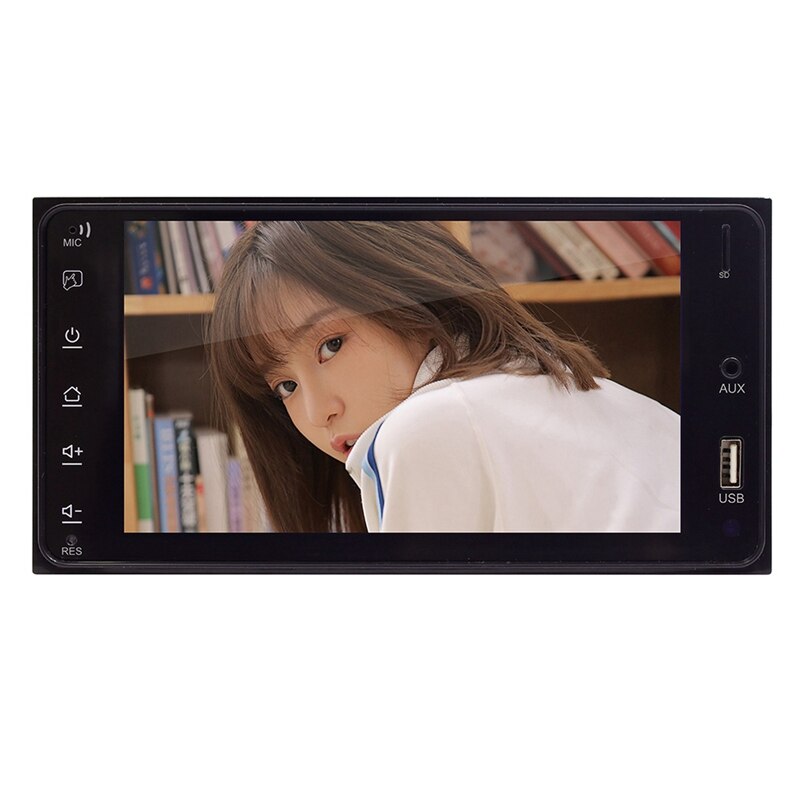 Car Multimedia Player 7 Inch 2 Din Car Stereo Radio Usb Car Bluetooth Mp3 Mp4 Mp5 For Toyota Corolla 20X10Cm Aux-In/Fm