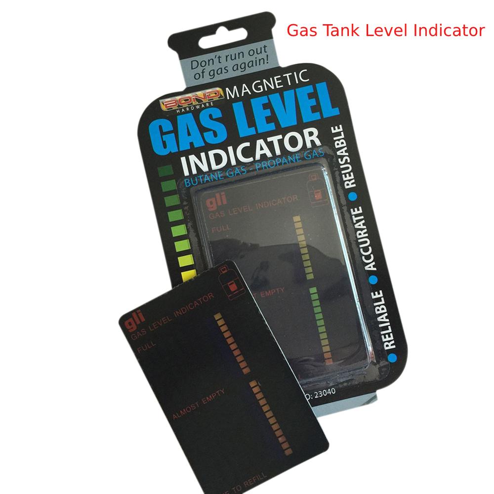 Magnetisk gasflaske værktøj gas tank niveau indikator magnetisk gauge brændstof gas tank niveau indikatorer campingvogn flaske måling  d3