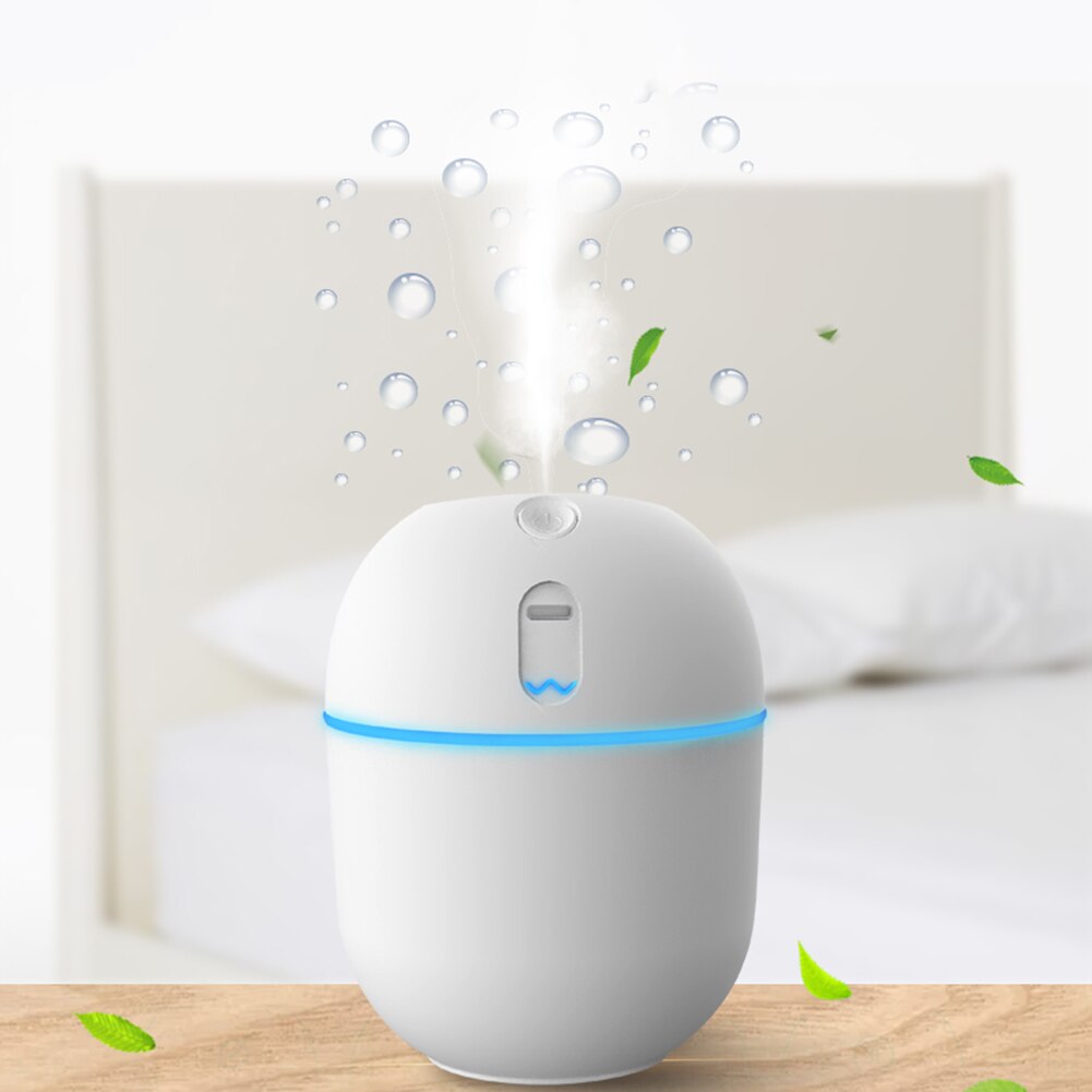 200ml Mini Ultrasonic Air Humidifier Romantic Light Usb Essential Oil Diffuser Car Purifier With Light Emitting Diode Lamp