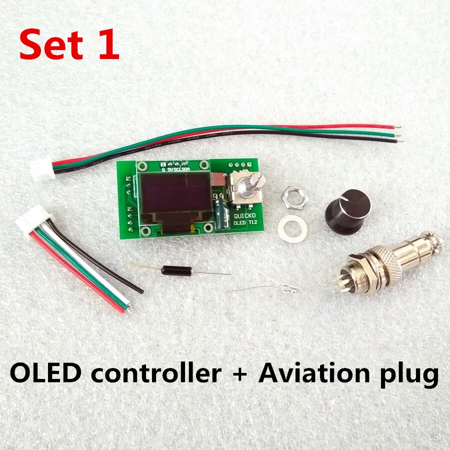 QUICKO T12 STC-OLED Station de soudage fer bricolage pièces kits T12-952 régulateur de température numérique fer à souder avec boîtier en métal