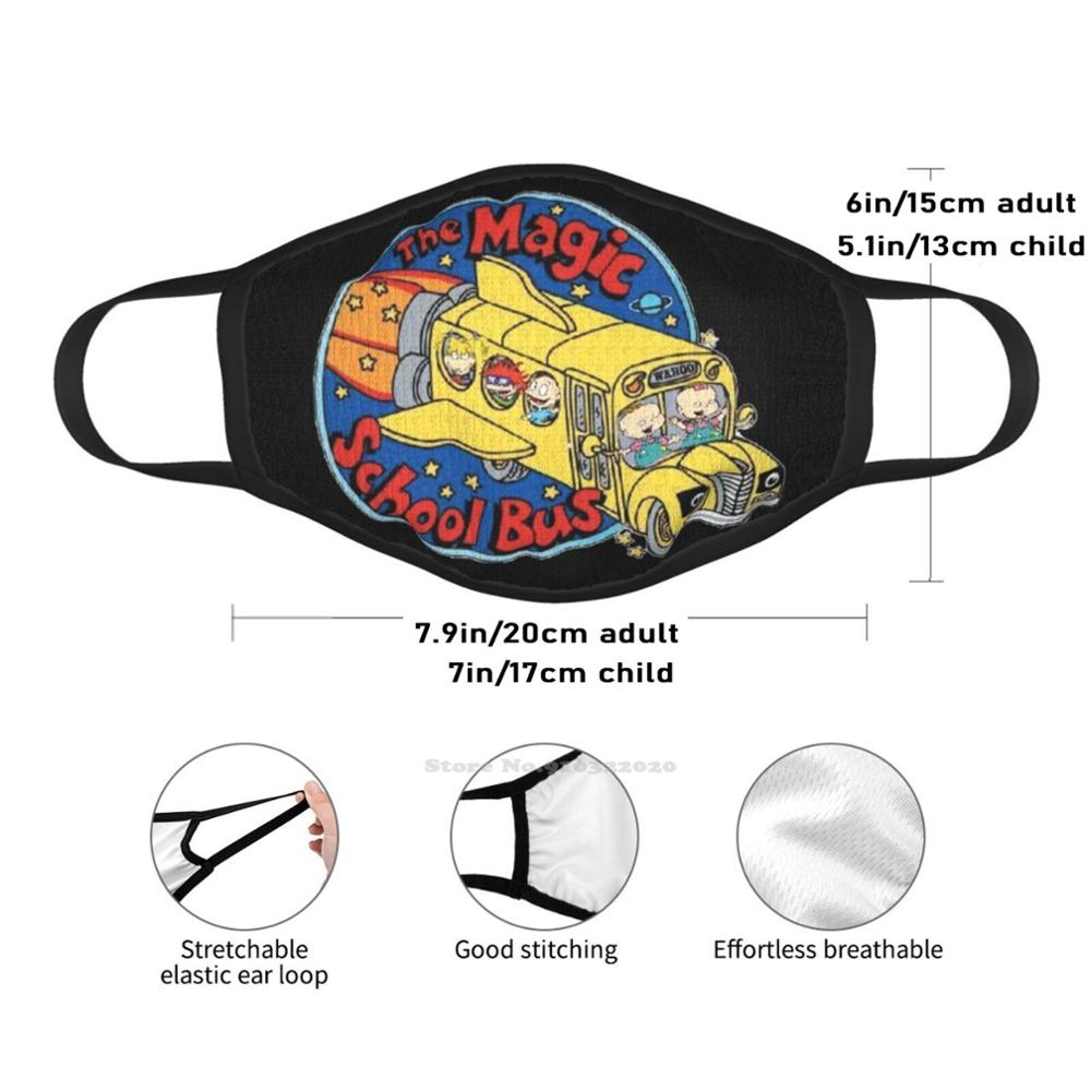 The Magic School Bus Soft Warm Sport Scarf Face Mask The Magic School Bus The Magic School Bus Mrs Frizzle The Bus To The The