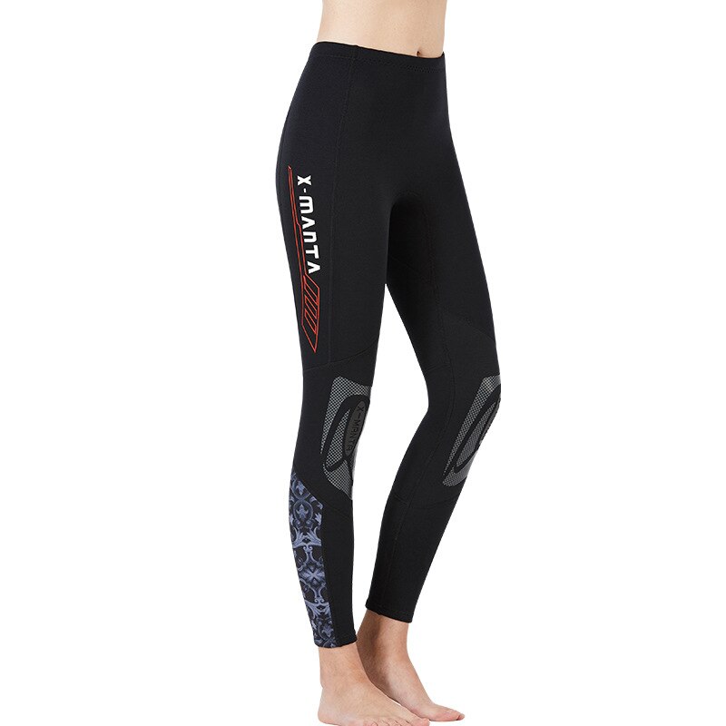 1,5mm de neopreno pantalones trajes de las mujeres de los hombres de buceo pantalones para surf adultos traje Leggings para kayak Piragüismo de buceo, surf: 2 / M