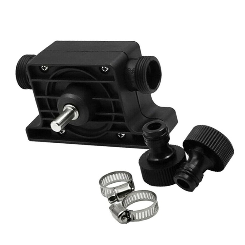 Electric Drill Pump Self Priming Transfer Pumps Oil Fluid Water Pump Portable 8mm Round Shank Heavy Duty Self-Priming Hand