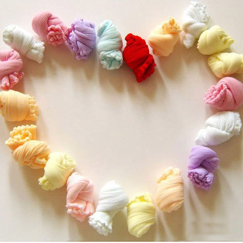 0-12 Months Newborn Socks Funny Cute Letter Baby Socks Cotton Warm Infant Toddler Anti Slip Socks: 1 pair random color