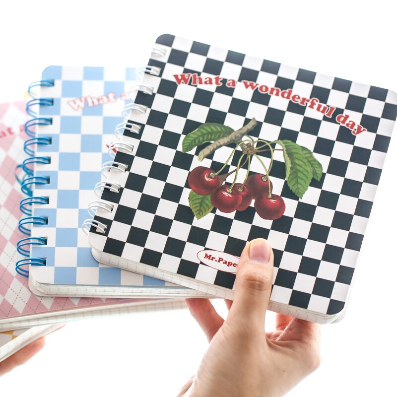 College Ruled Spiral Notebook-Lined Journal with Hardcover, 140*140mm, 128 Pages, Strong Twin-Wire Binding with Premium Paper