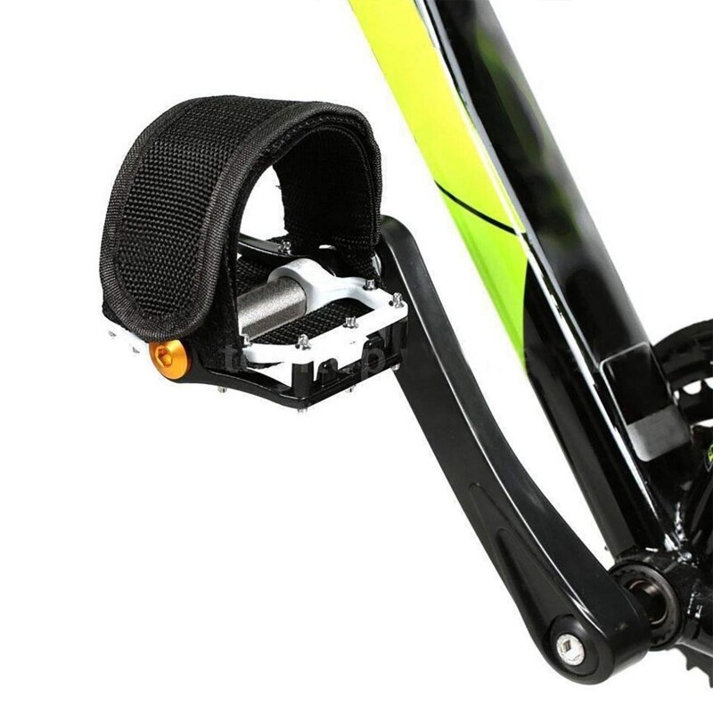 1 Pair Bicycle Pedal Foot Straps Anti-slip Fixed Toe Clip Belts Bike Cycling Pedal Binding Bands Riding Accessories 4 Colors