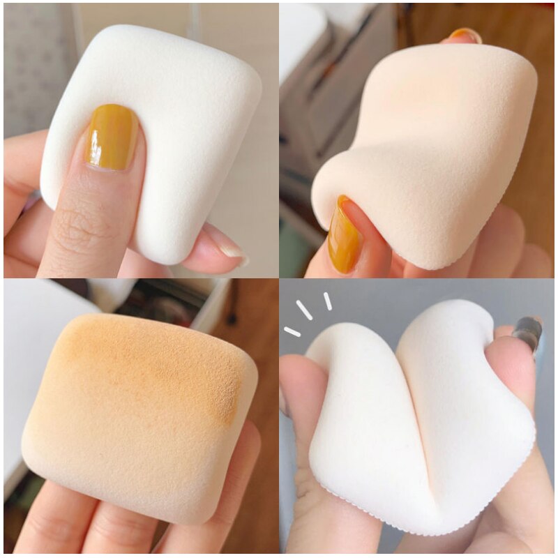 Marshmallow Air Cushion Puff Air Feeling Pressed Powder Foundation Liquid Loose Powder Toast Small Pillow Makeup Sponge Egg