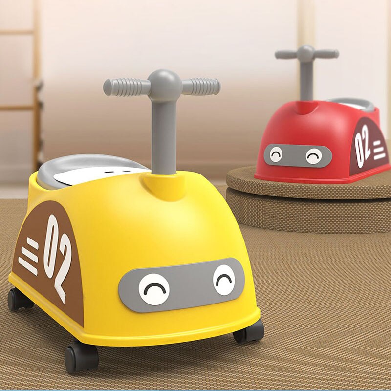 Orinal infantil de coche de dibujos animados, entrenador de talla para niños, baño portátil desmontable para bebé y Mujer
