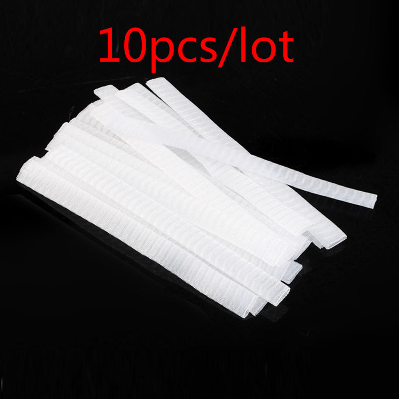 50/10 Pcs Up Kwasten Netto Protector Guards Voor Foundation Oogschaduw Concealer Brush Schede Mesh Netting Cosmetische Gereedschap: 10pcs