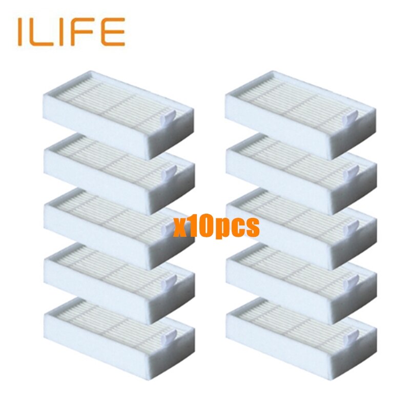 Filtro principal para cepillo de aspiradora, para ilife v1 v5 v5s V3 V3s v5pro ilife V50 V55 x5 v5s pro, piezas de robot aspirador: ilife-V3V5Filter10